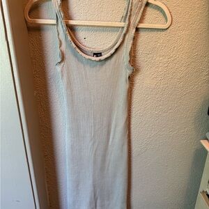 Ribbed Sleeveless Dress